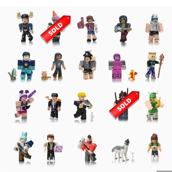 Bundle of 2 Roblox Celebrity Collection & Champions of Roblox Figure Packs - Picture 1 of 5